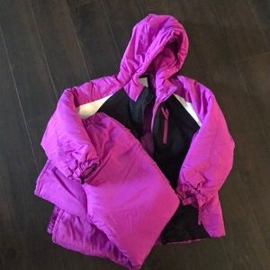 Children’s place Girls ski coat and pant set